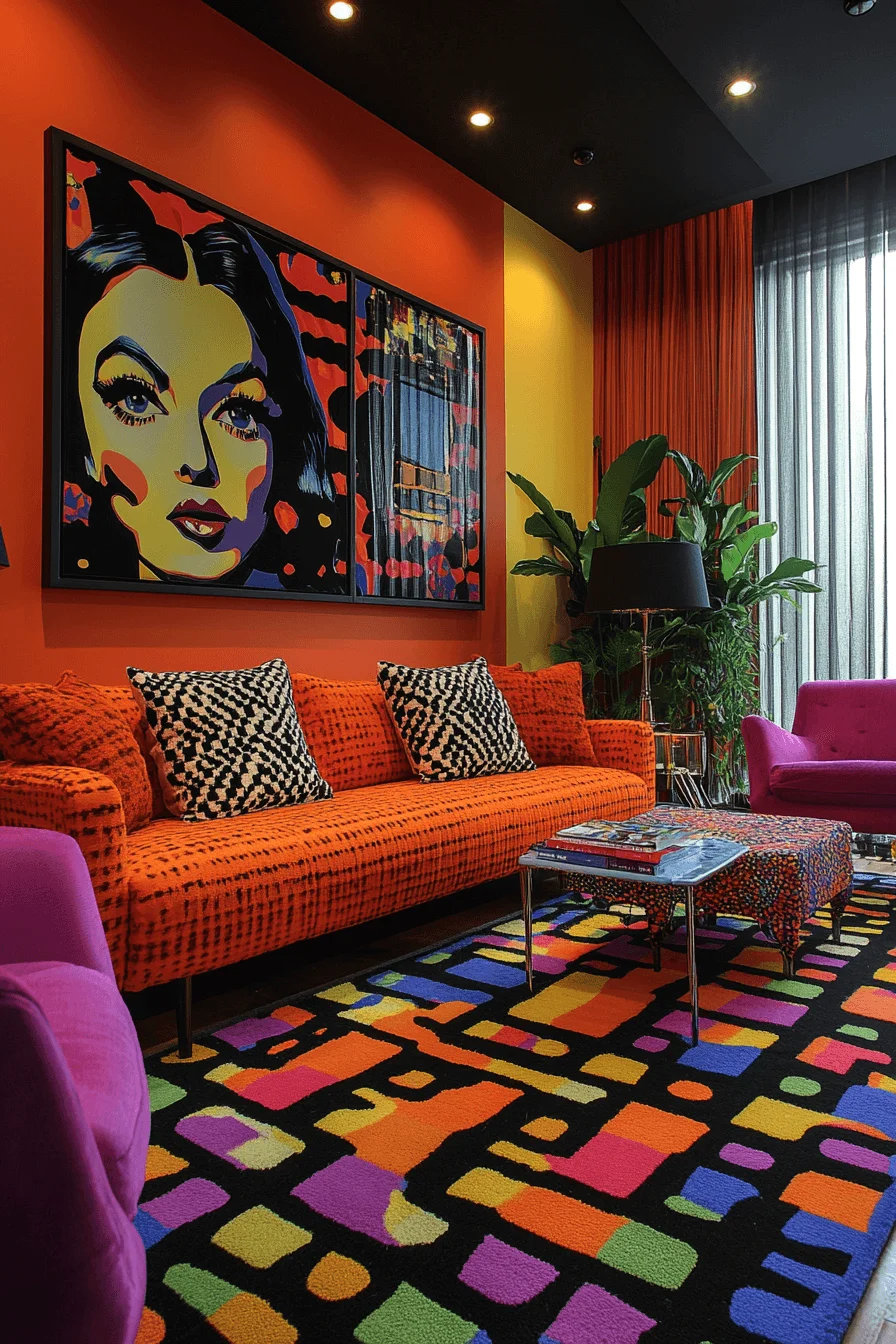 Retro Style Living Room