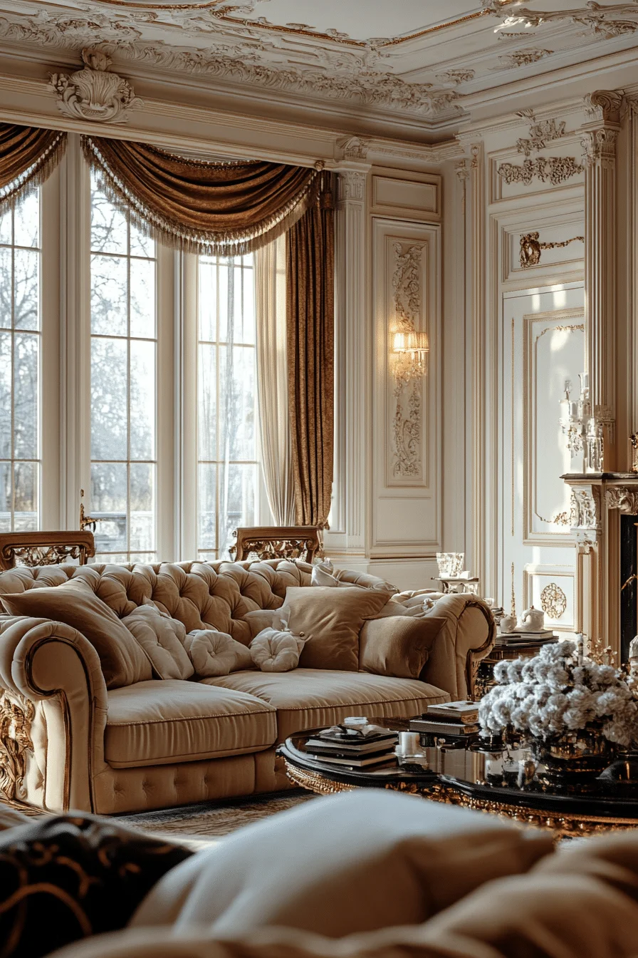 Luxurious Craftsmanship Living Room