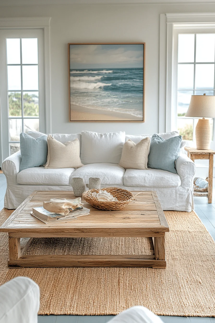 Coastal Tranquility Living Room