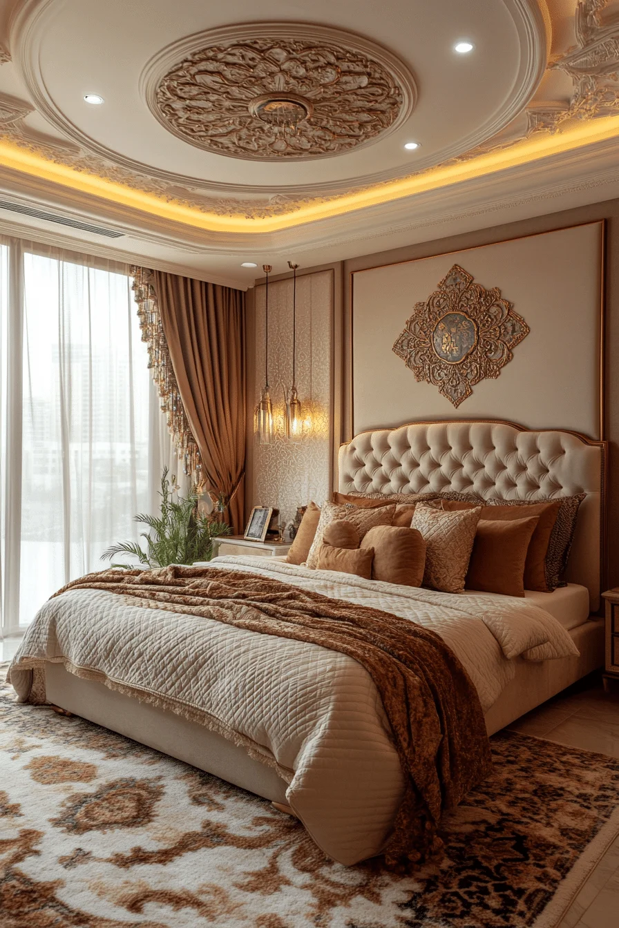 Opulent Accents Bedroom