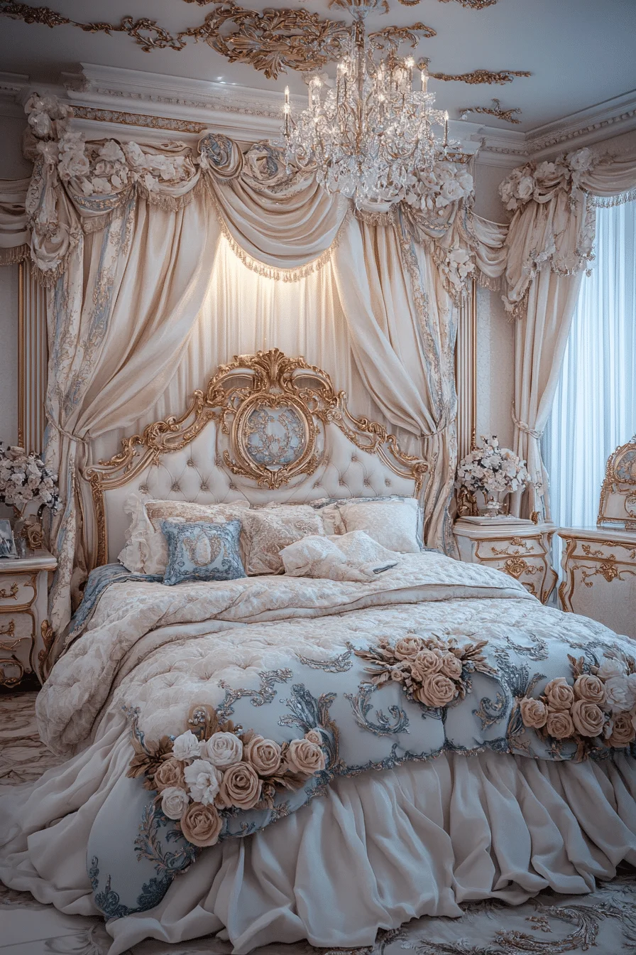 Romantic Rococo Bedroom