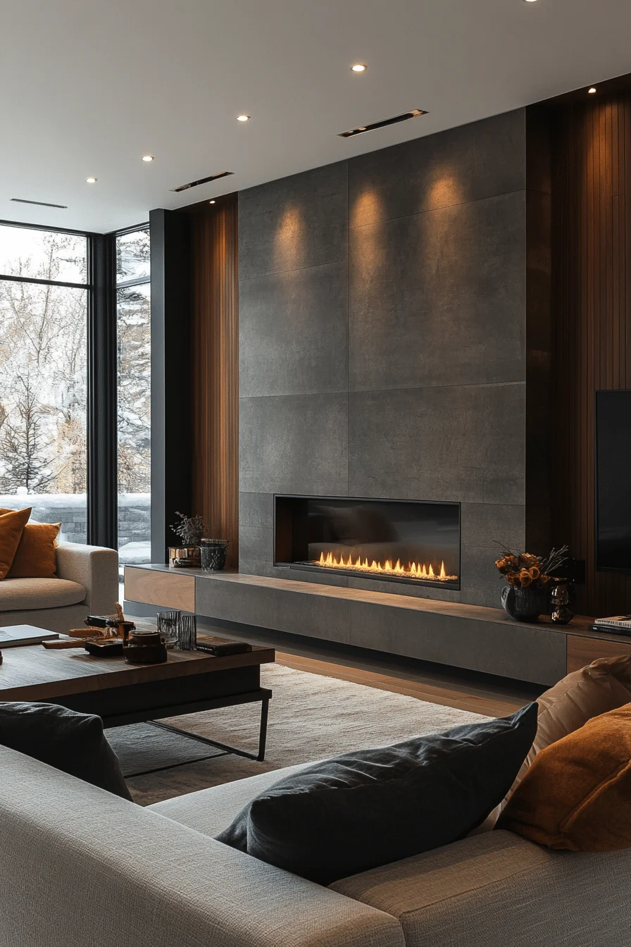 Smart Fireplace with App Control