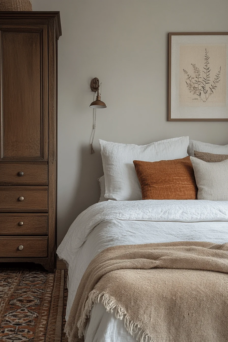 Minimalist furniture with raised legs