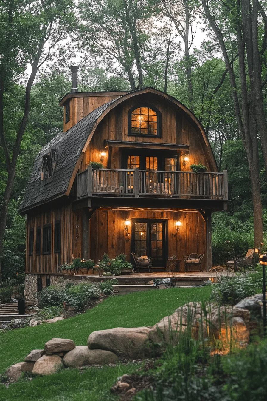 Space-Savvy Vertical Barn