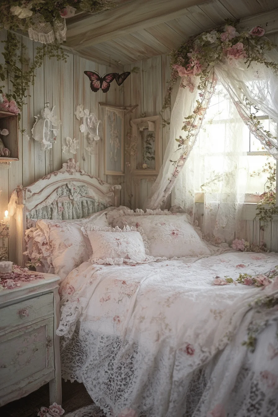 Pastel Floral Bedroom