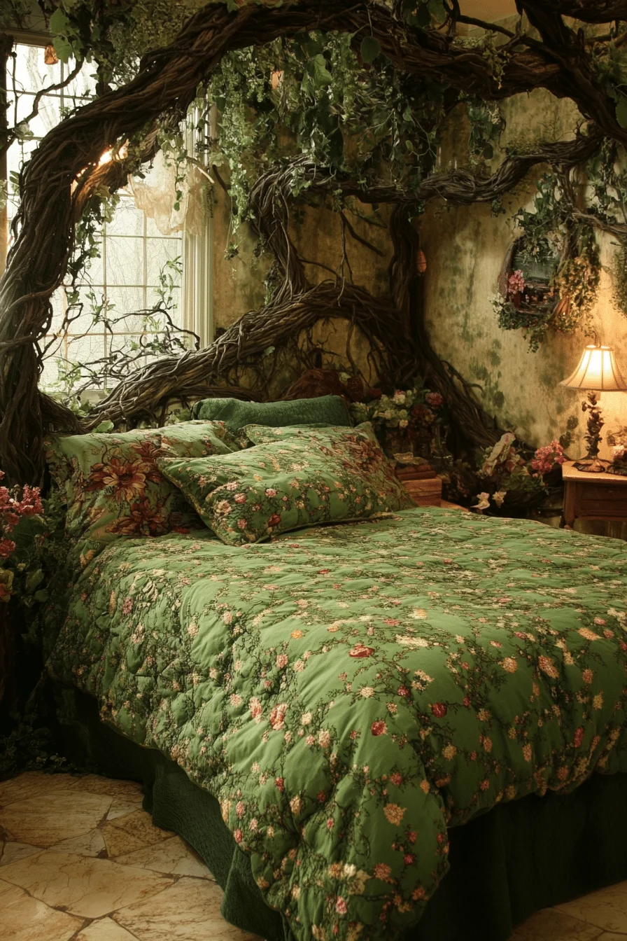 Forest Inspired Bedroom