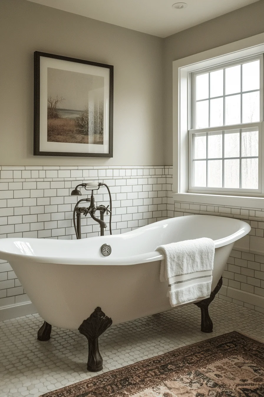 Monochrome Farmhouse Interior