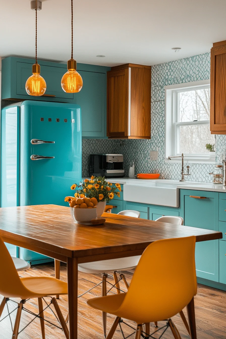 Mid-Century Modern Farmhouse Interior