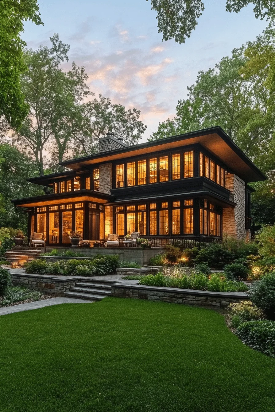 Open Layout Farmhouse Interior