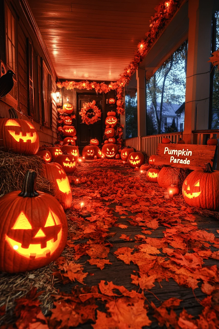 Pumpkin Patch Halloween Porch