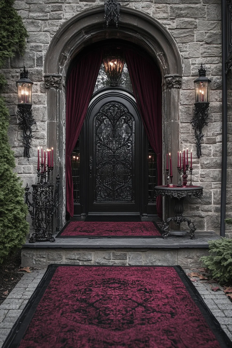 Vampire Lair Halloween Porch