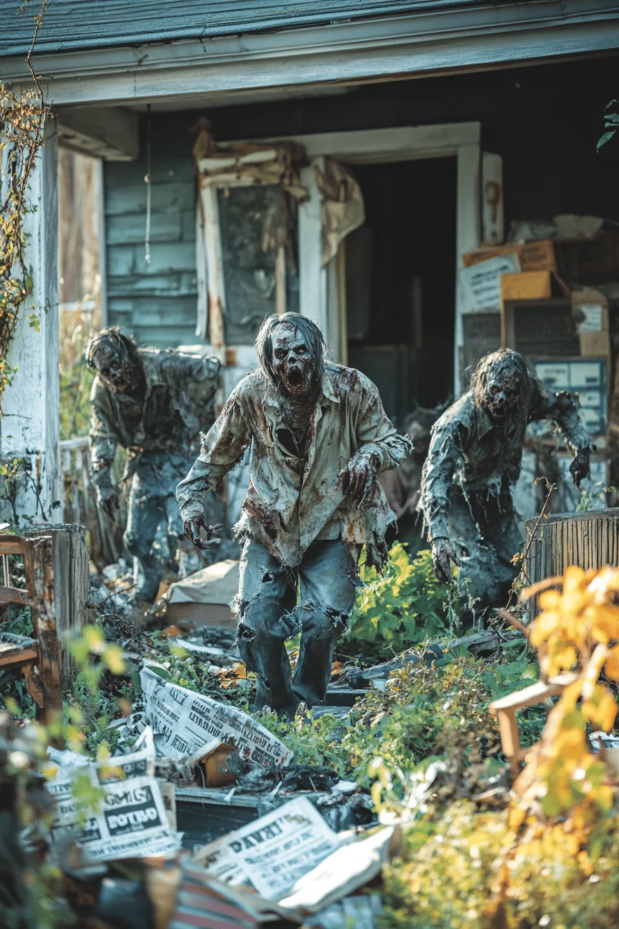 Zombie Fiesta Halloween Porch