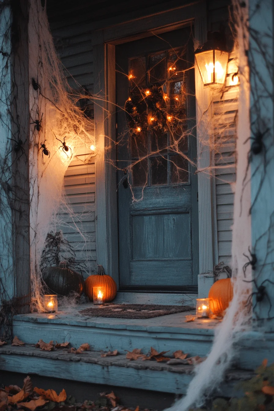 Spider Web Refuge Halloween Porch