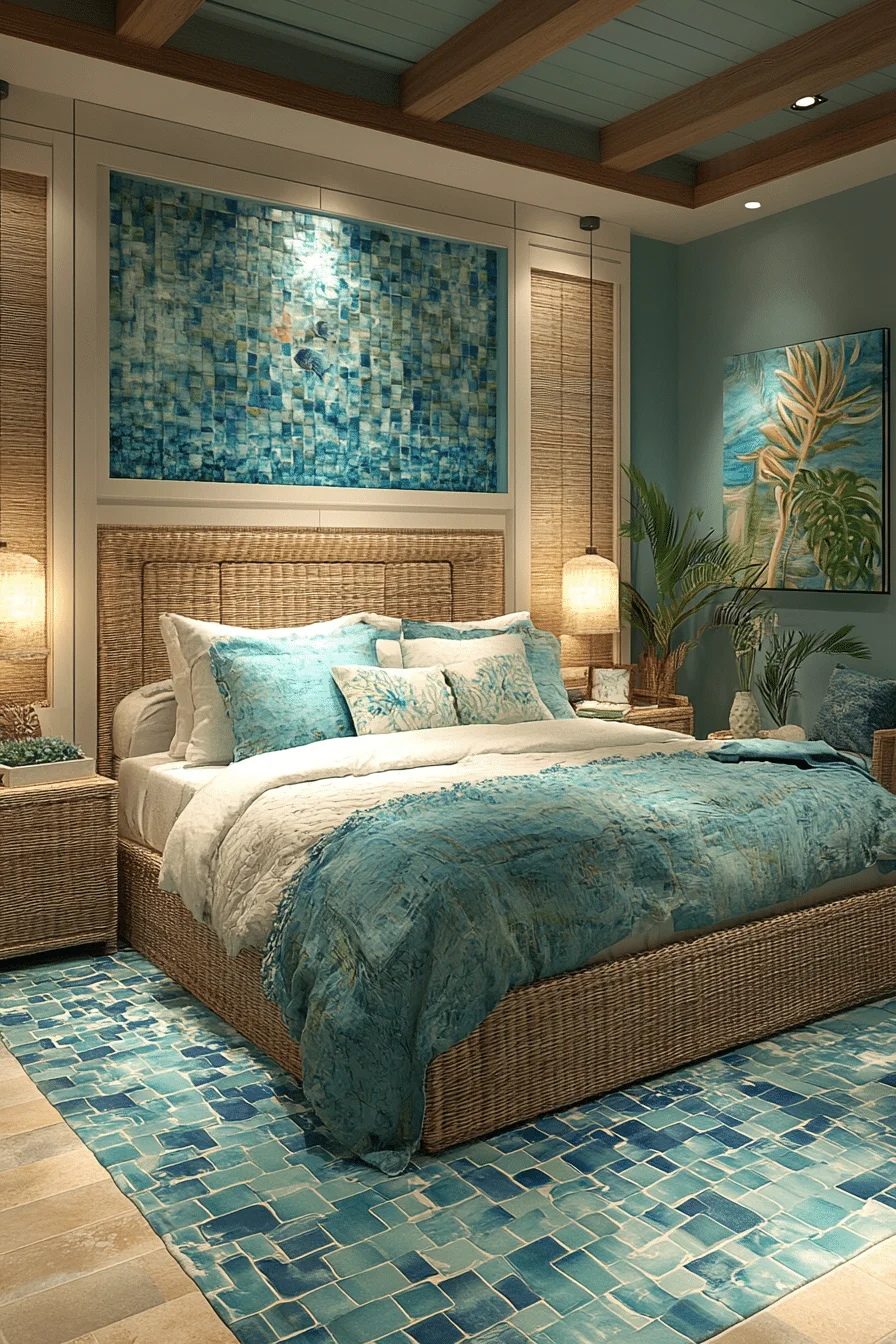 Tide Pool Inspired Bedroom