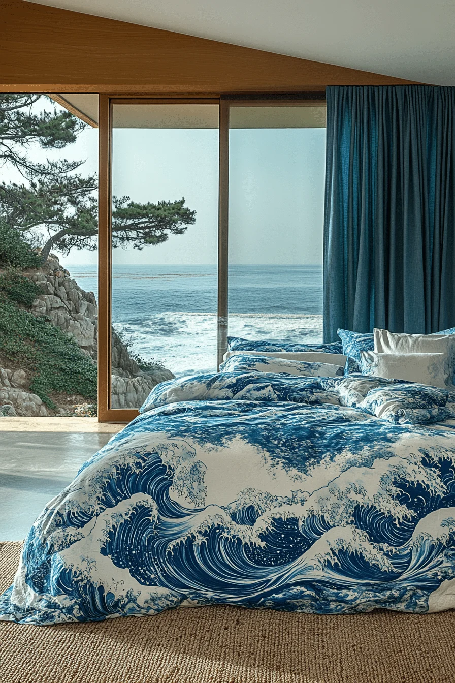 Wave Inspired Bedroom