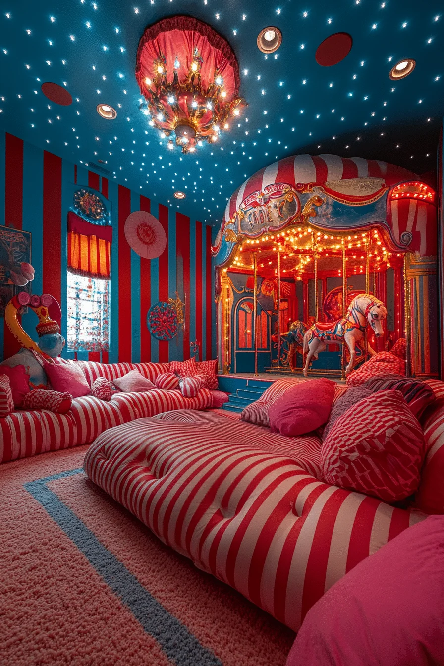 Carnival-themed home decor
