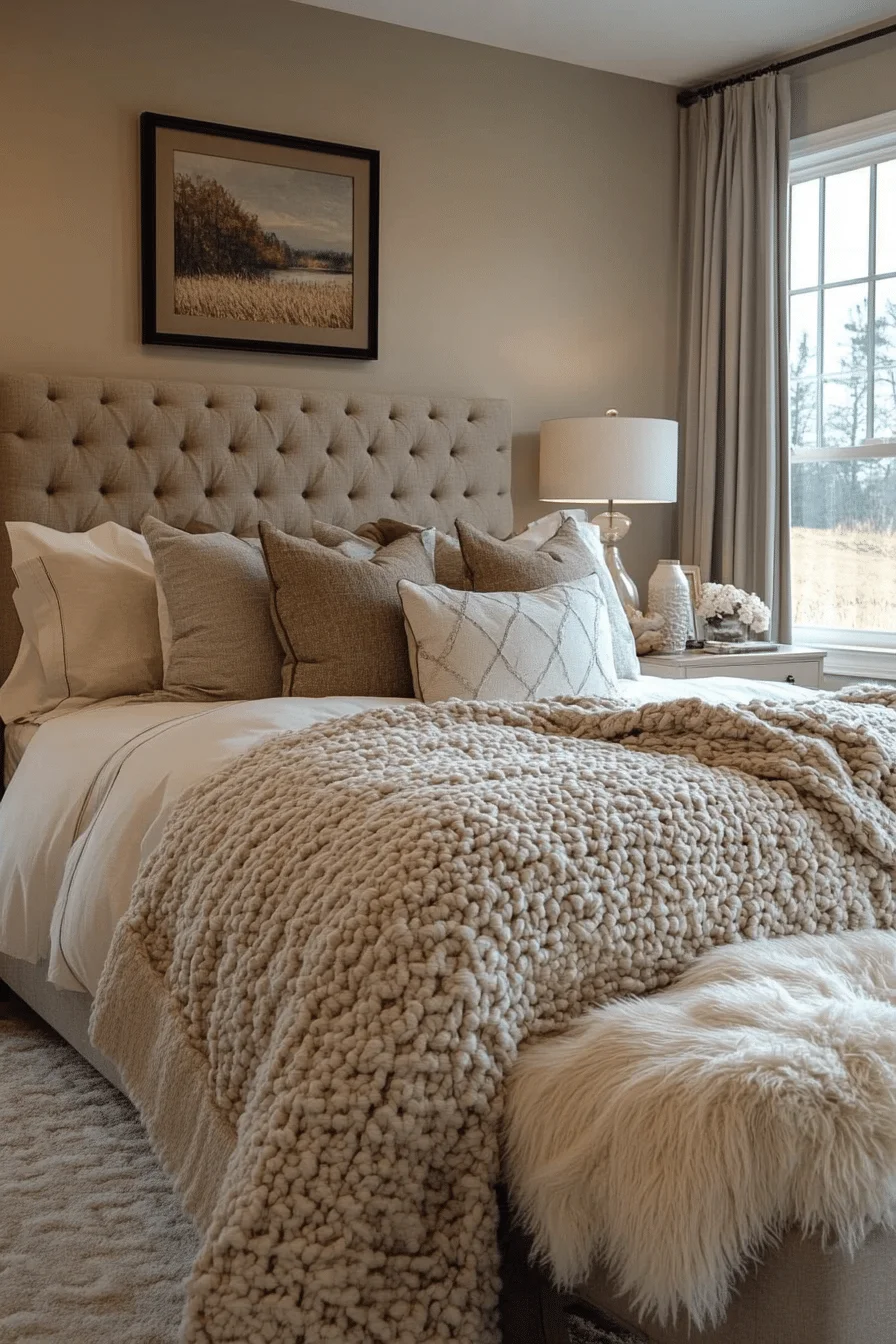 Cozy Elegance Transitional Bedroom