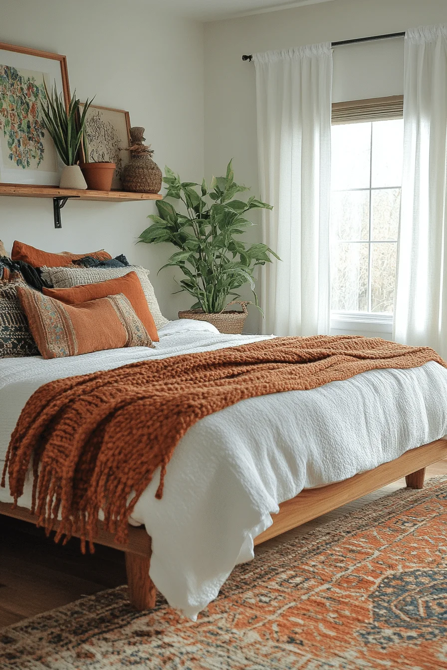 Boho-Modern Fusion Bedroom