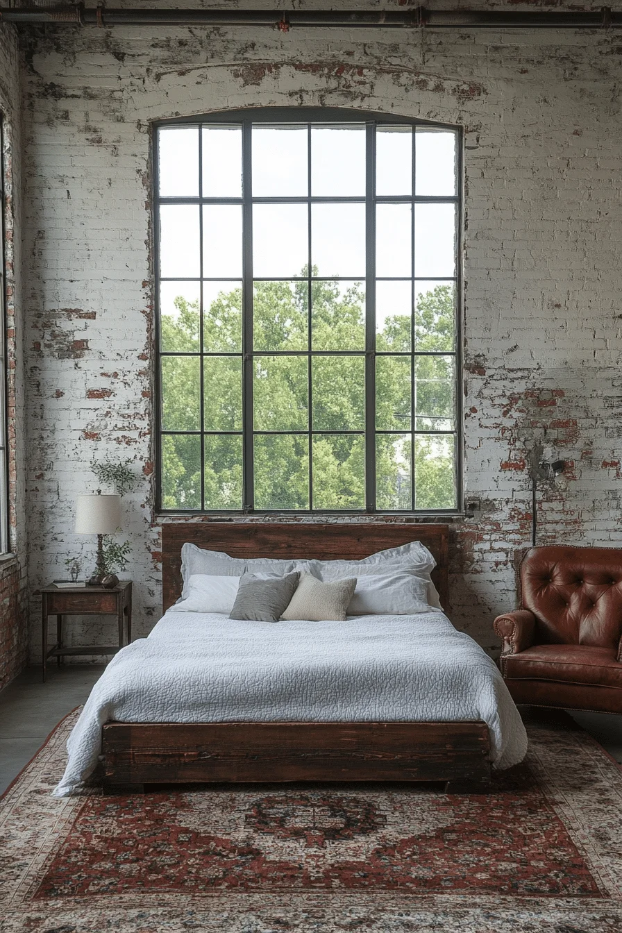 Industrial Vintage Sanctuary Bedroom