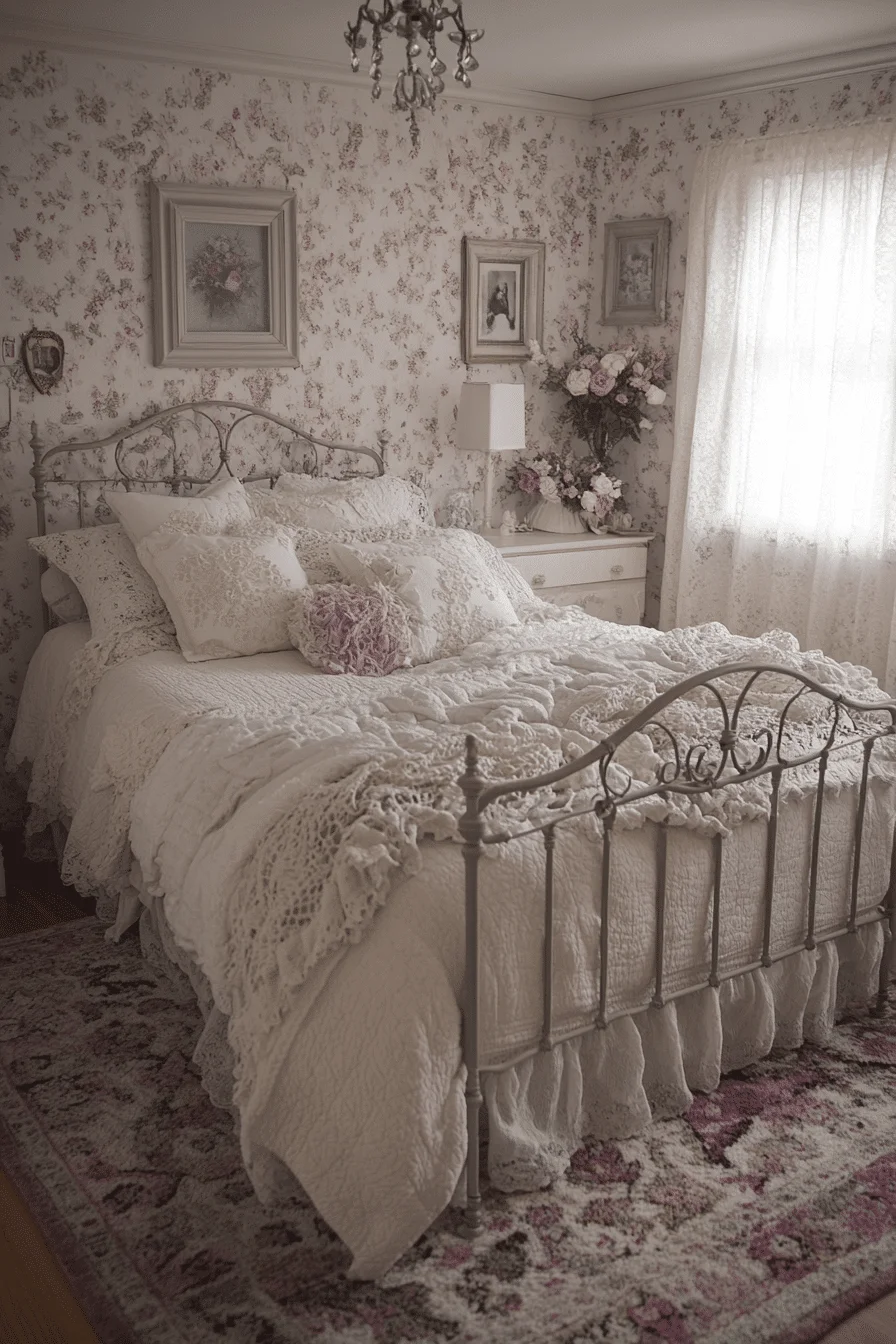 Soft Shabby Chic Retreat Bedroom