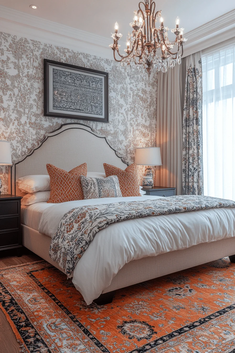 Art Nouveau Elegance Bedroom