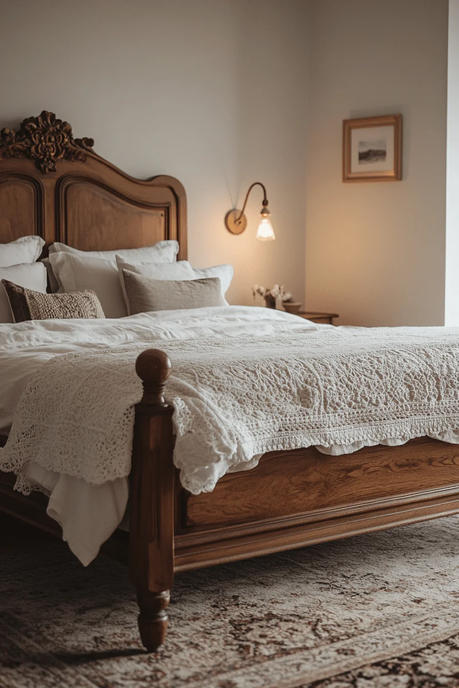 Minimalist Antique Design Bedroom