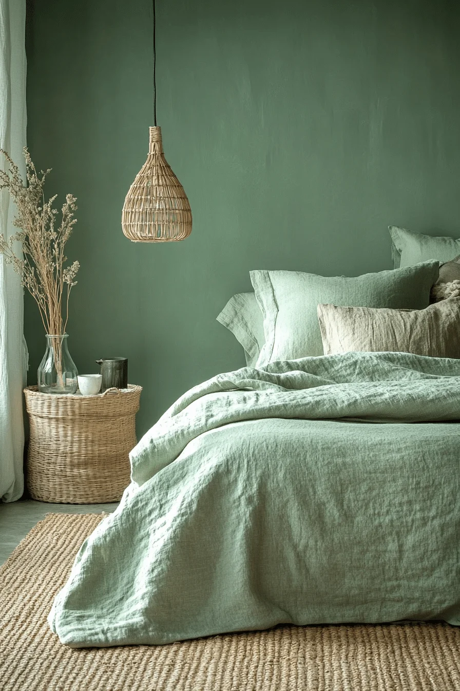 Sage Green Bedroom