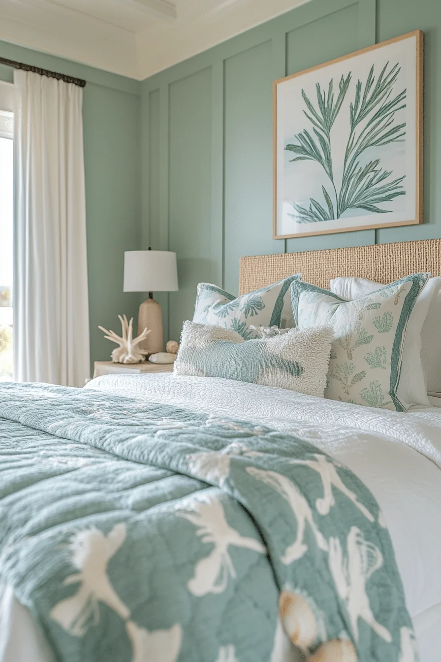 Seaweed Green Bedroom