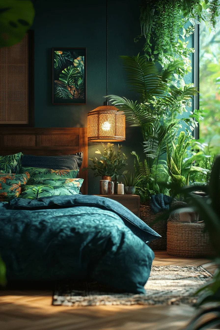 Jungle Inspired Bedroom