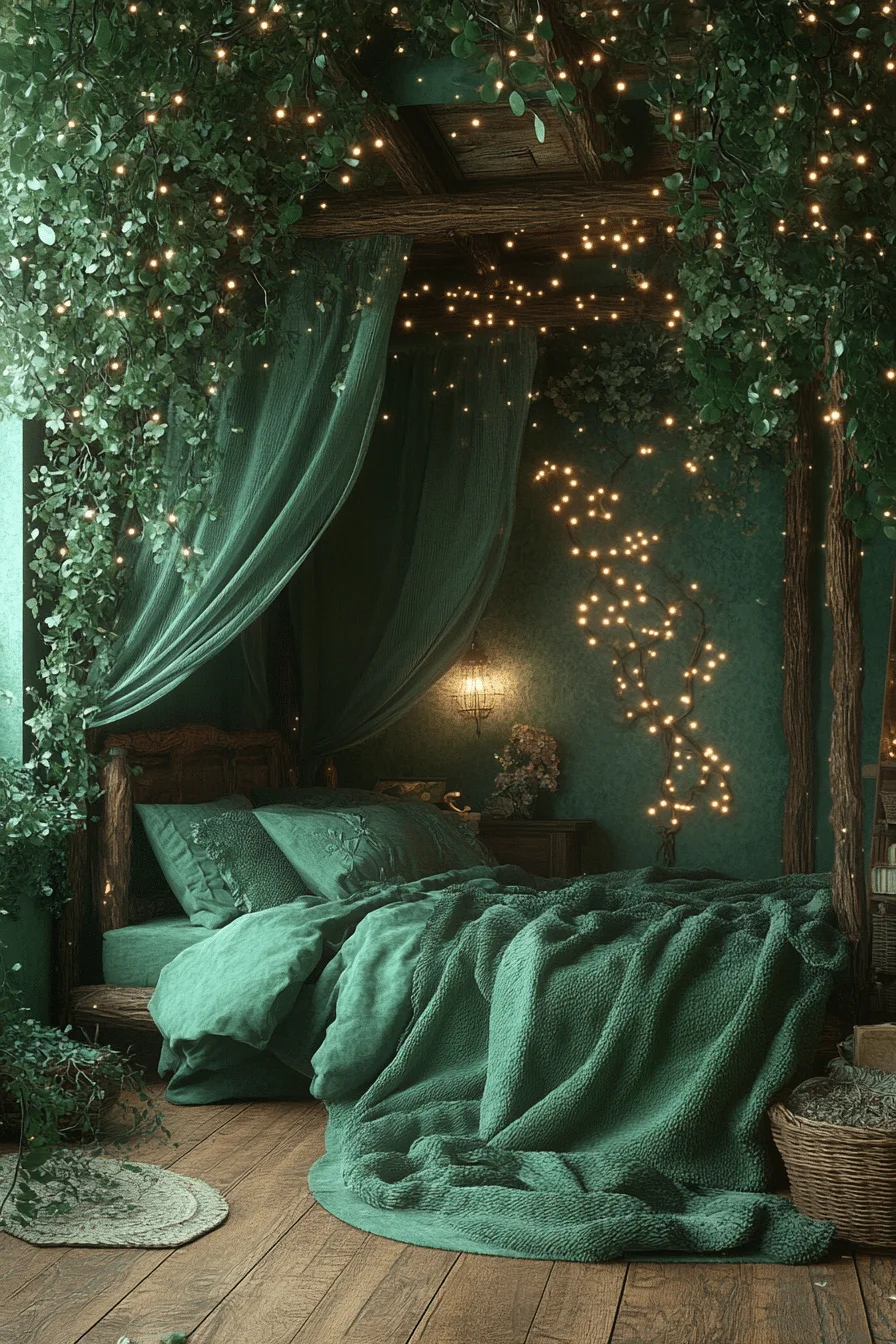 Dark Fern Bedroom