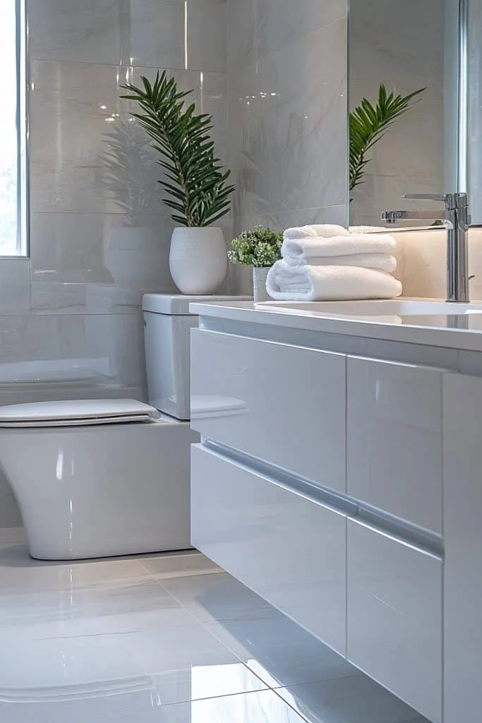 High Gloss Bathroom Finishes