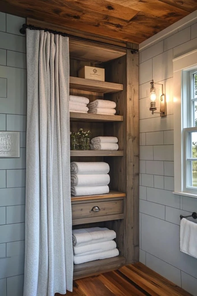 Creative Towel Storage Ideas