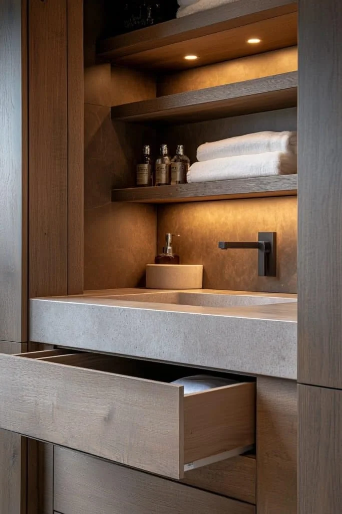 Hidden Cabinet Storage