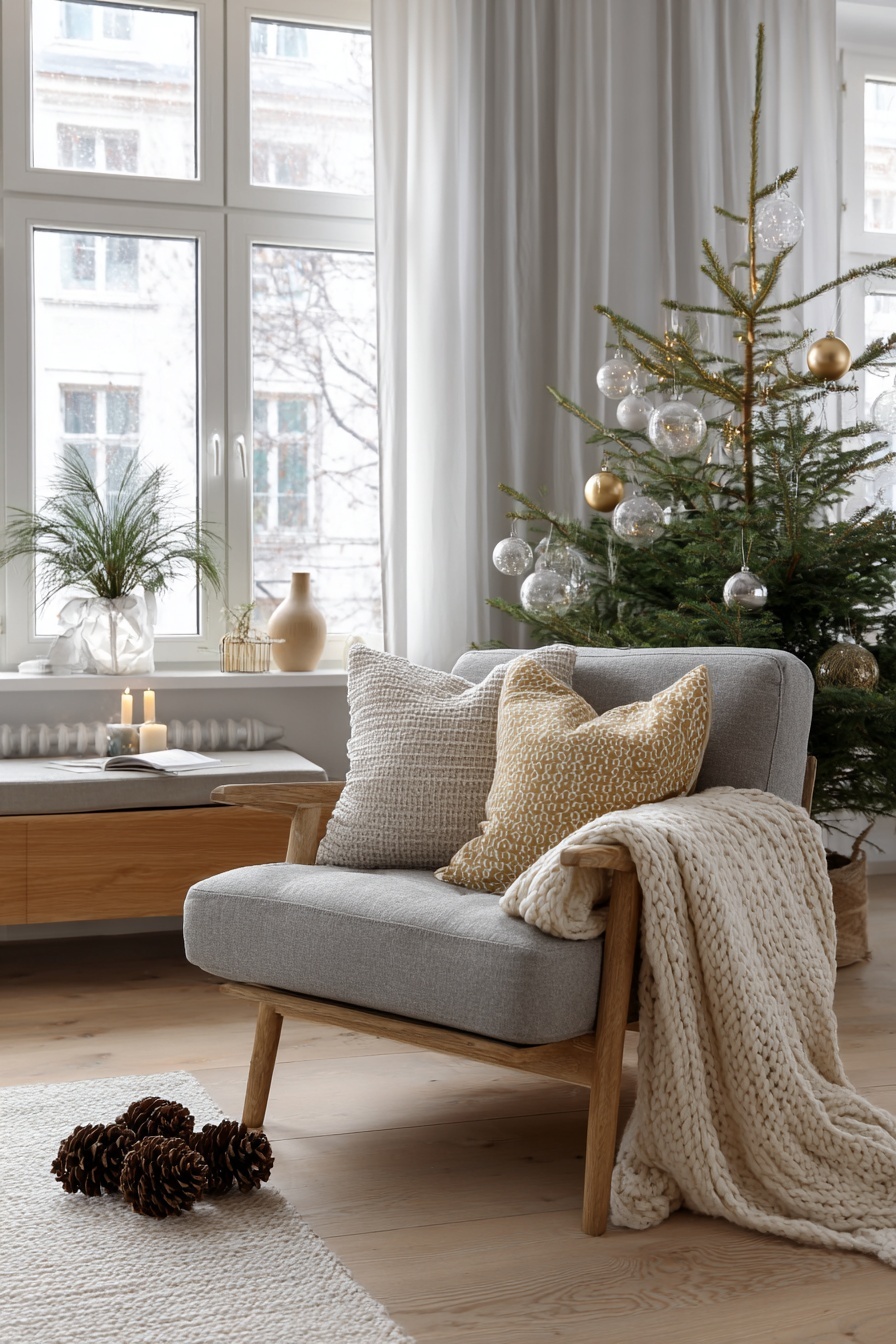 Use Minimalist Tree Ornaments