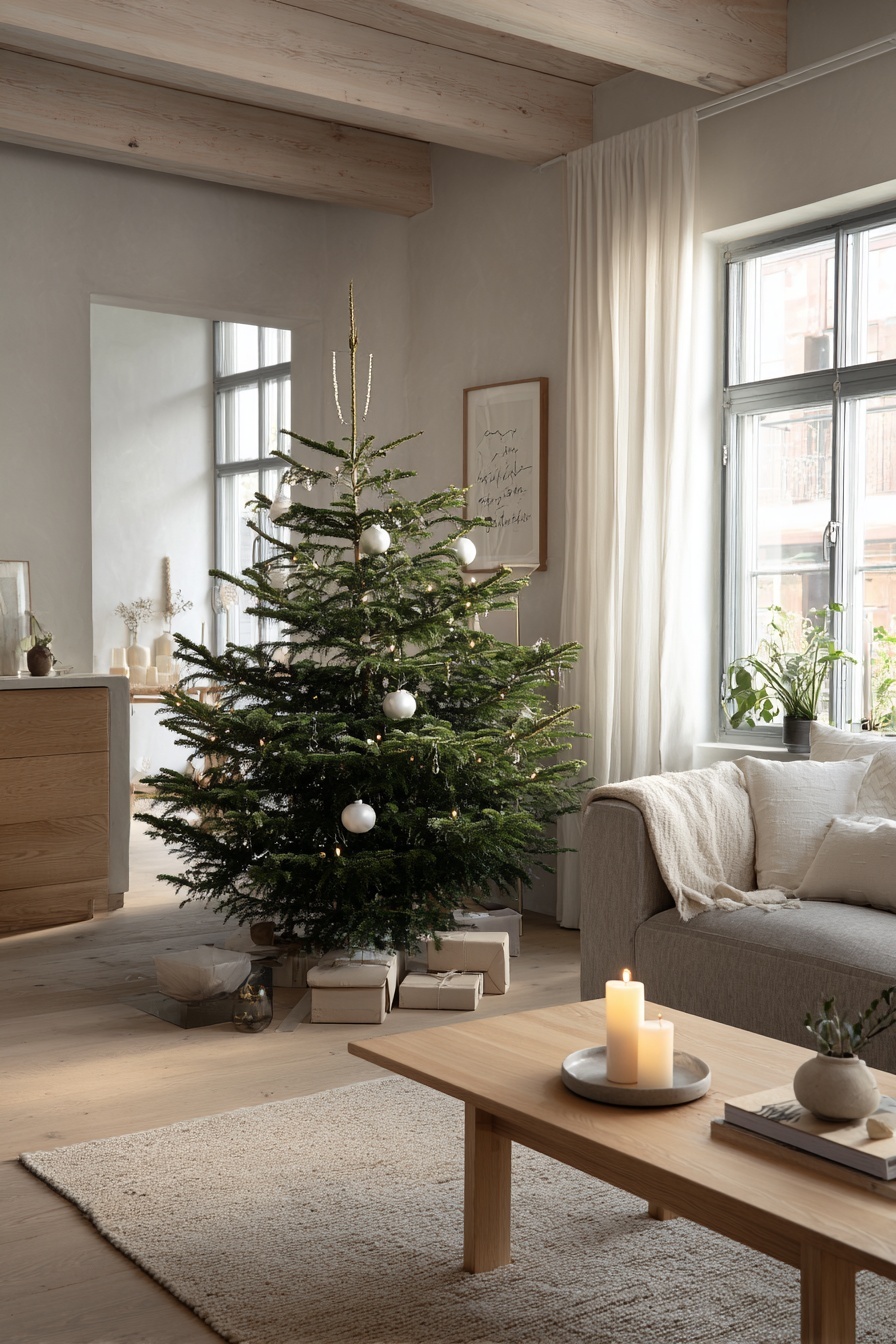 Select a Sleek Scandinavian-Style Tree