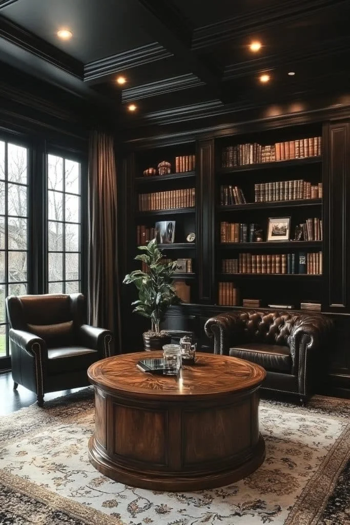 Focus on Dark Wood Furniture