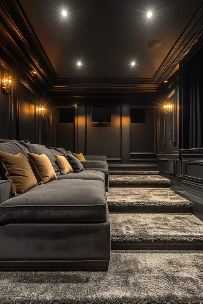 Classic Noir Home Theater Setups