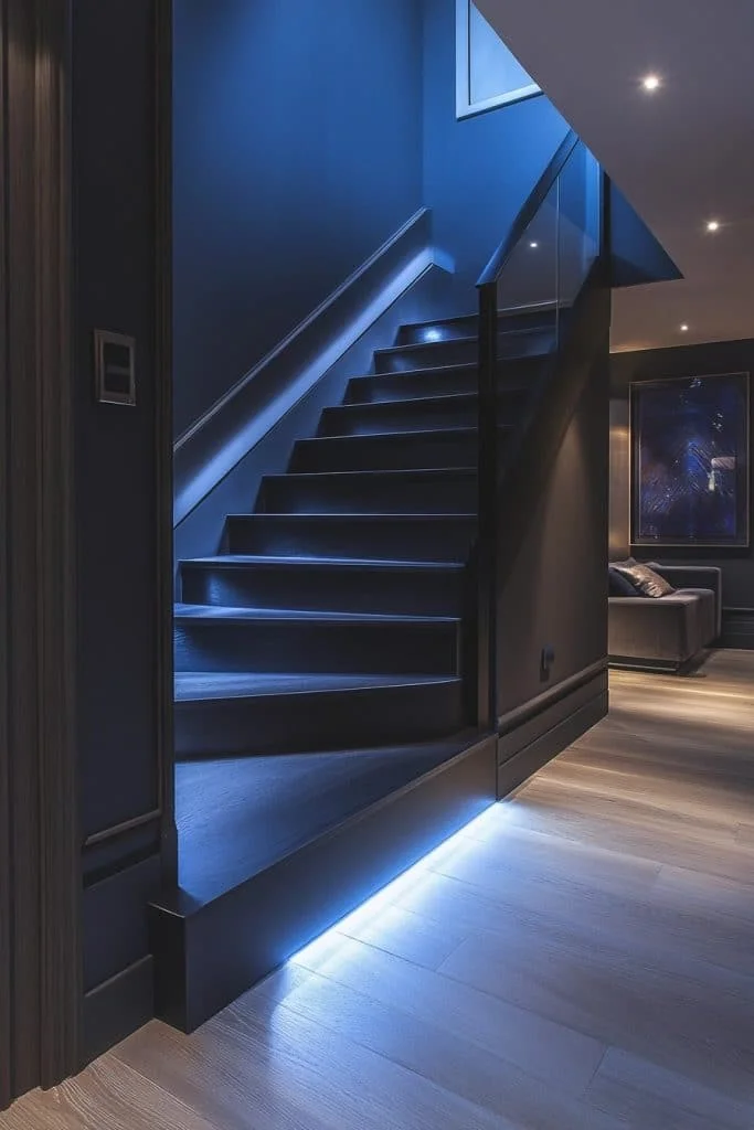 Contemporary Dark Staircase Designs