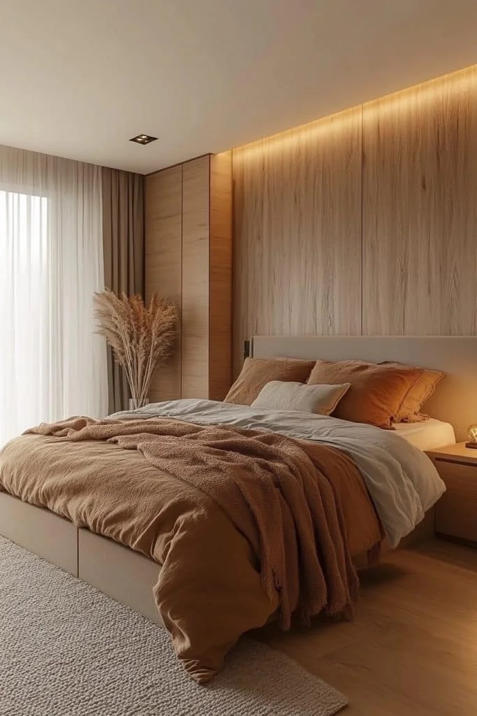 Concealed Storage Minimalist Bedroom