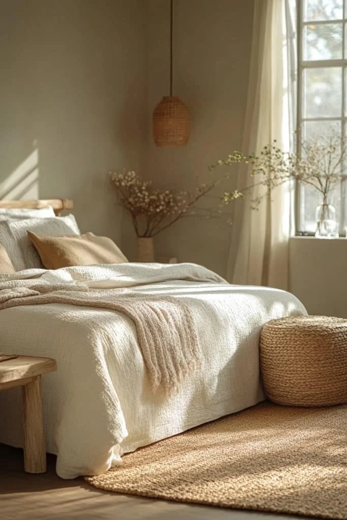 Eco-Conscious Minimalist Bedroom