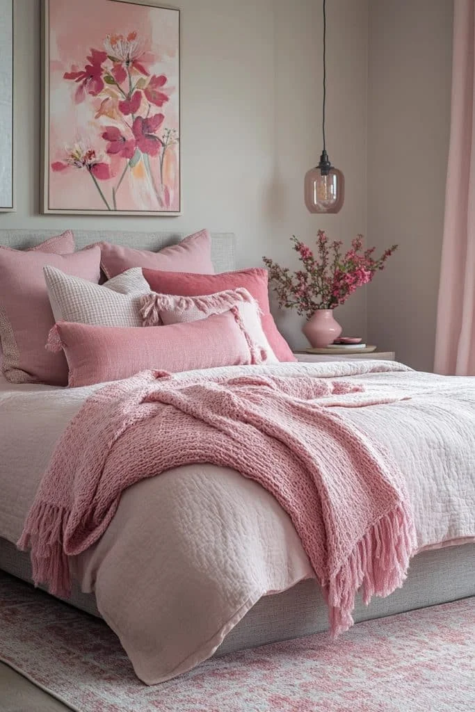 Pink Vibrance Baddie Bedroom