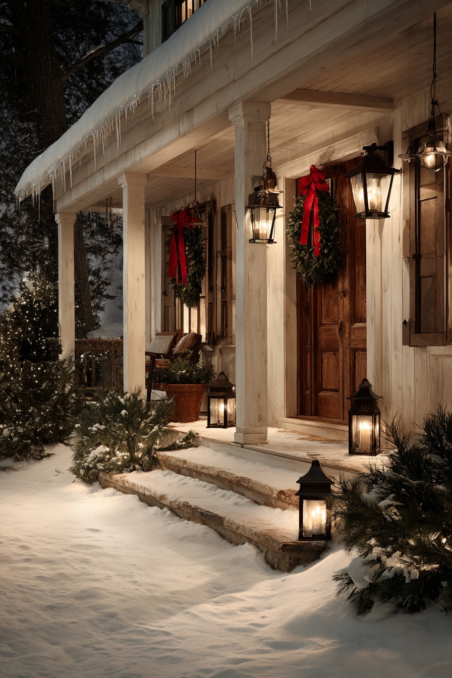 Place Lanterns at the Doorway