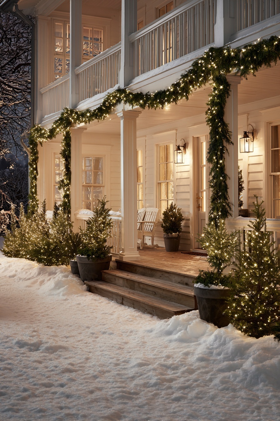 Add String Lights to Railings