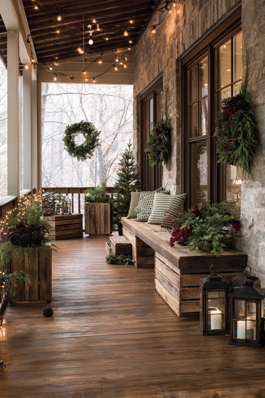 Stack Crates with Decor