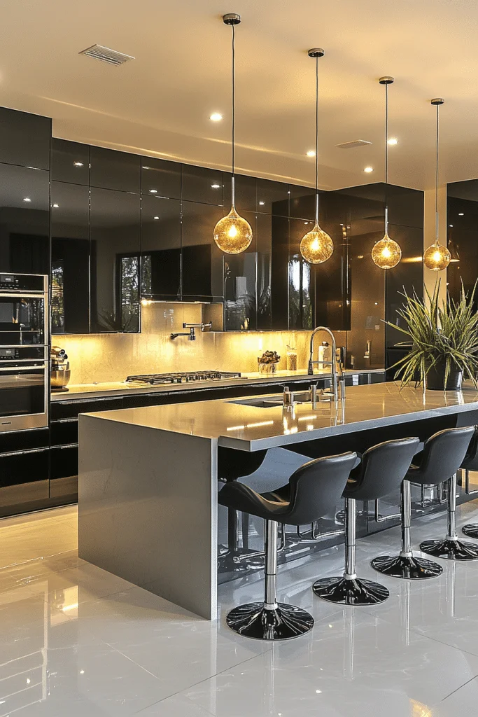 Glossy Kitchen Finishes