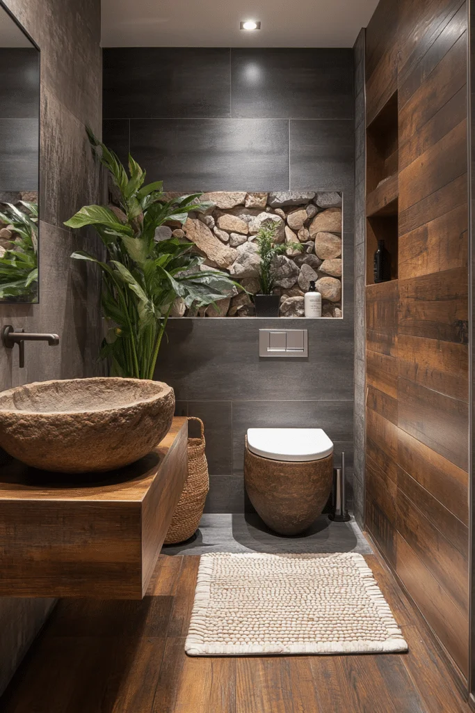 Natural Charm Bathroom Design