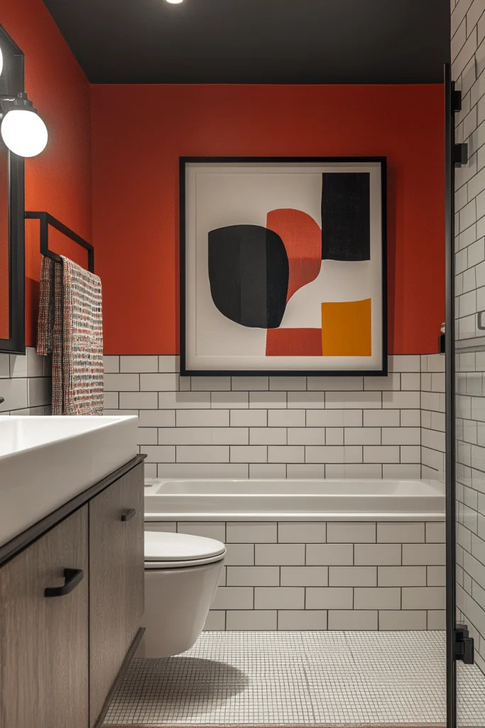 Chic Compact Bathroom Look