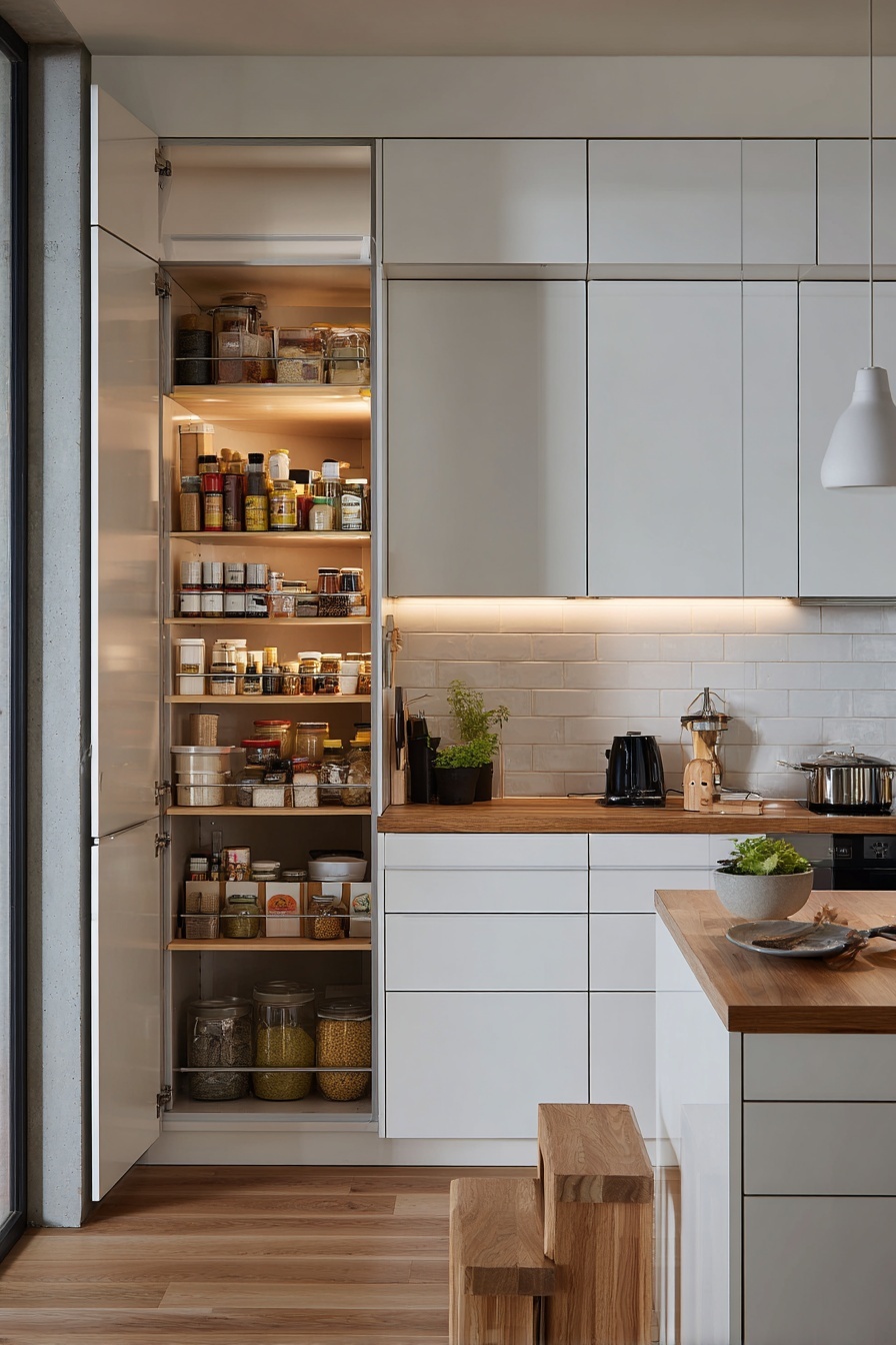 Create a Pull-Out Pantry Cabinet