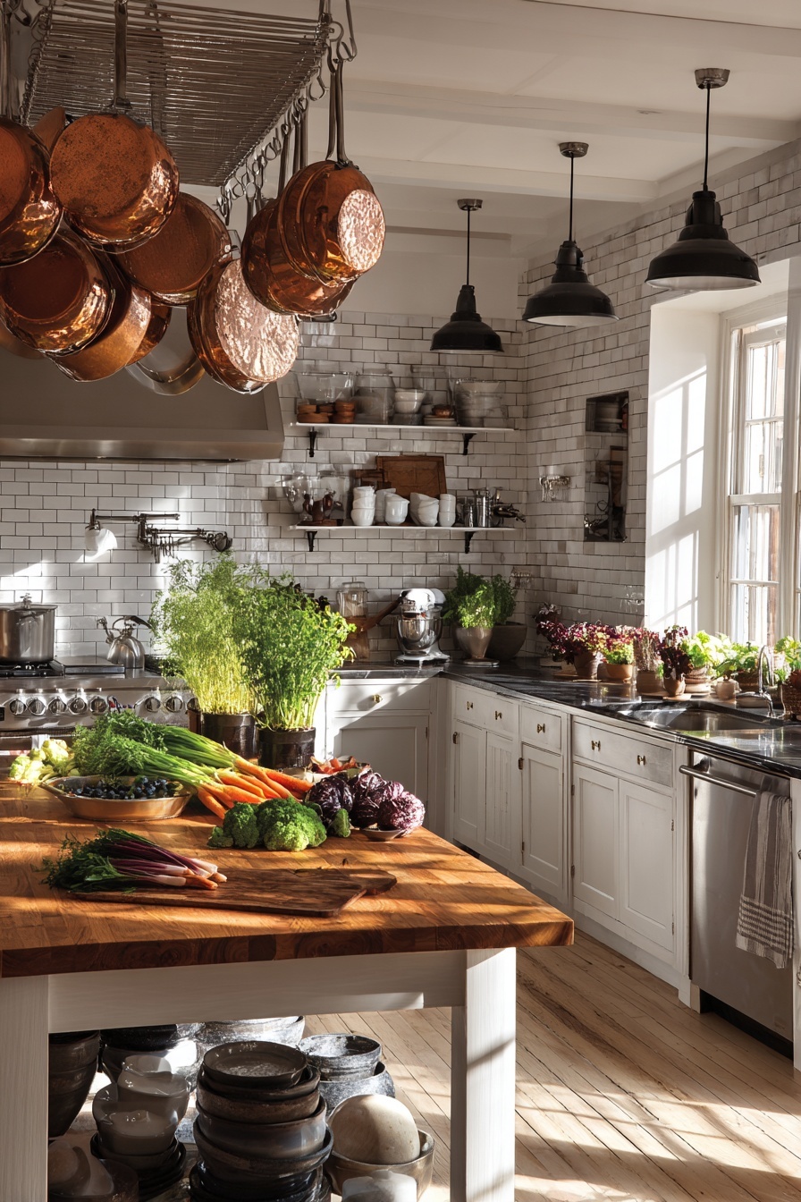 Hang a Pot Rack from Ceiling