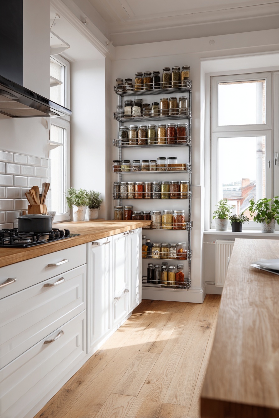 Utilize Door Backs for Extra Storage